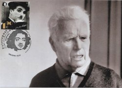 Финляндия. Петерспост. Чарли Чаплин (1889-1977), легенда кинематографа, картмаксимум