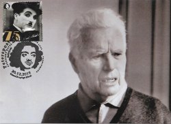 Россия. Петерспост. Чарли Чаплин (1889-1977), легенда кинематографа, картмаксимум